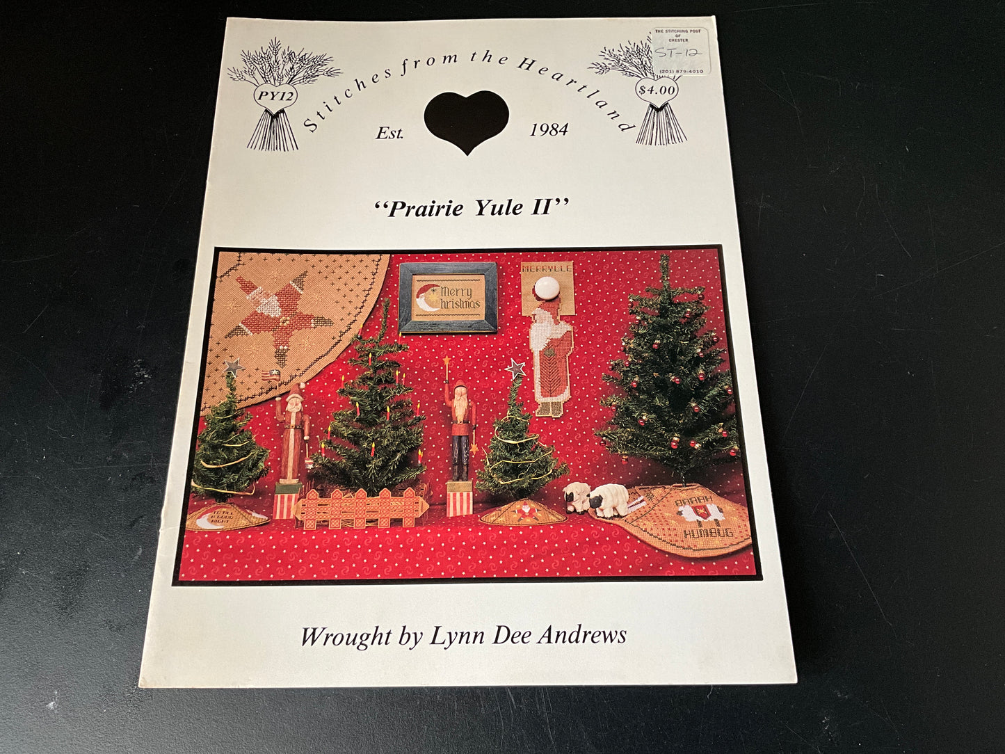 Stitches From the Heartland Prairie Yule II Wrought by Lynn Dee Andrews counted cross stitch chart