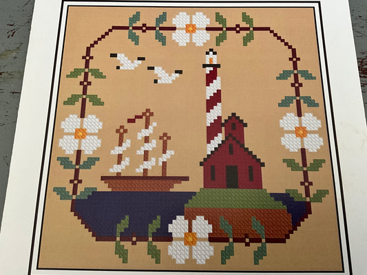 Twin Peak Primitives June Bliss counted cross stitch chart