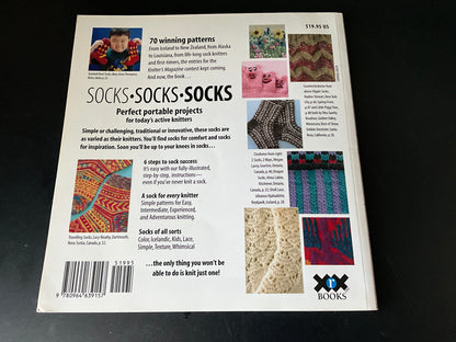 Socks-Socks-Socks 70 Spinning Patterns softcover book