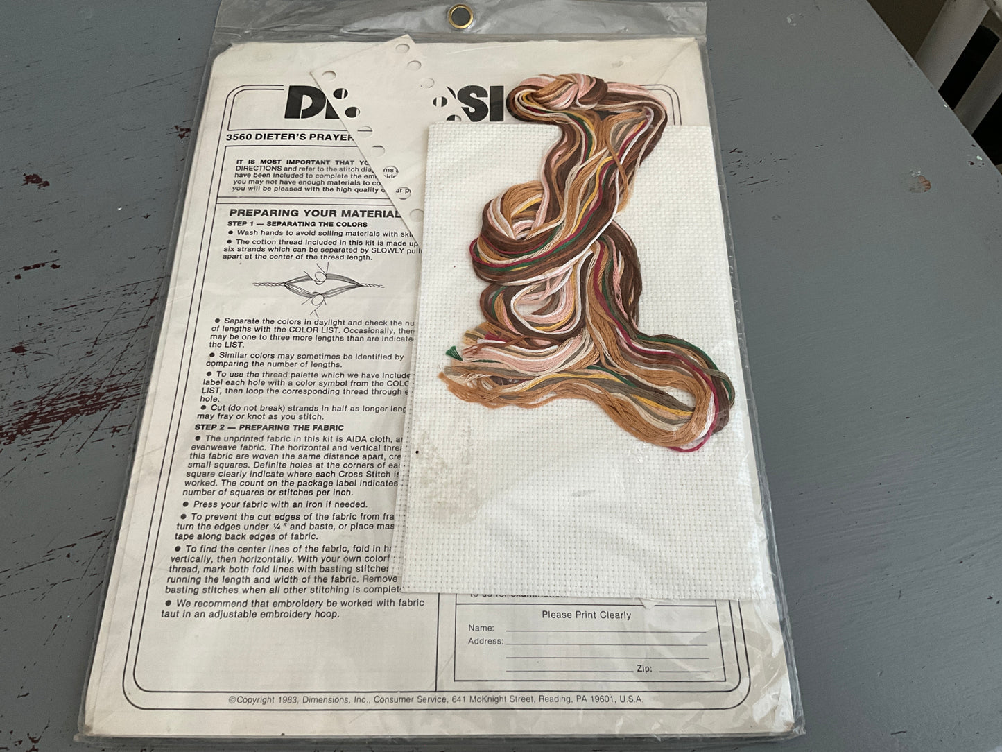 Dimensions Dieter’s Prayer 3560 cross stitch kit