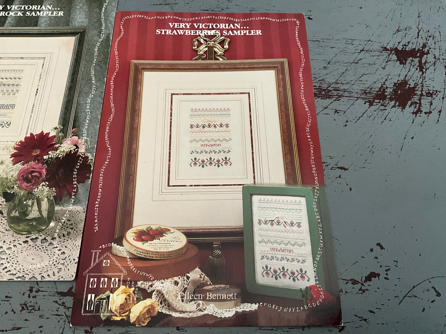 The Sampler House Very Victorian…Shamrock & Strawberries Samplers set I’d cross stitch charts