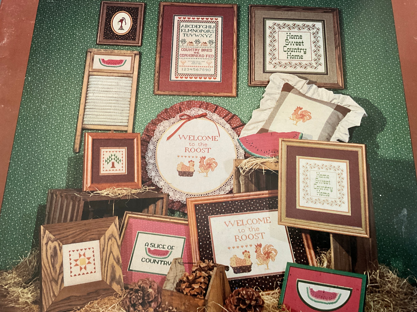 Sue Hillis Country Cornbread counted cross stitch chart