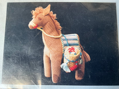 Pat Morse Designs Creative Stitching Burro vintage counted cross stitch chart