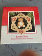 Hallmark Love Bear twirl About 1988 Keepsake Ornament QX493-4