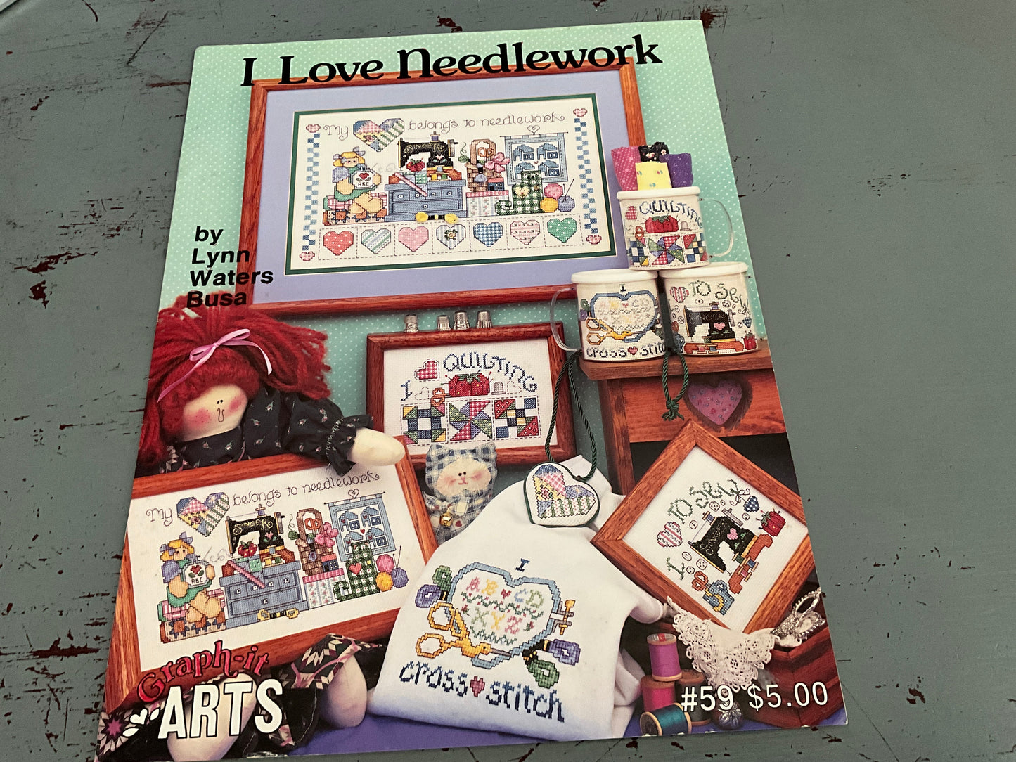 Lynn Waters Busa I Love Needlework cross stitch chart