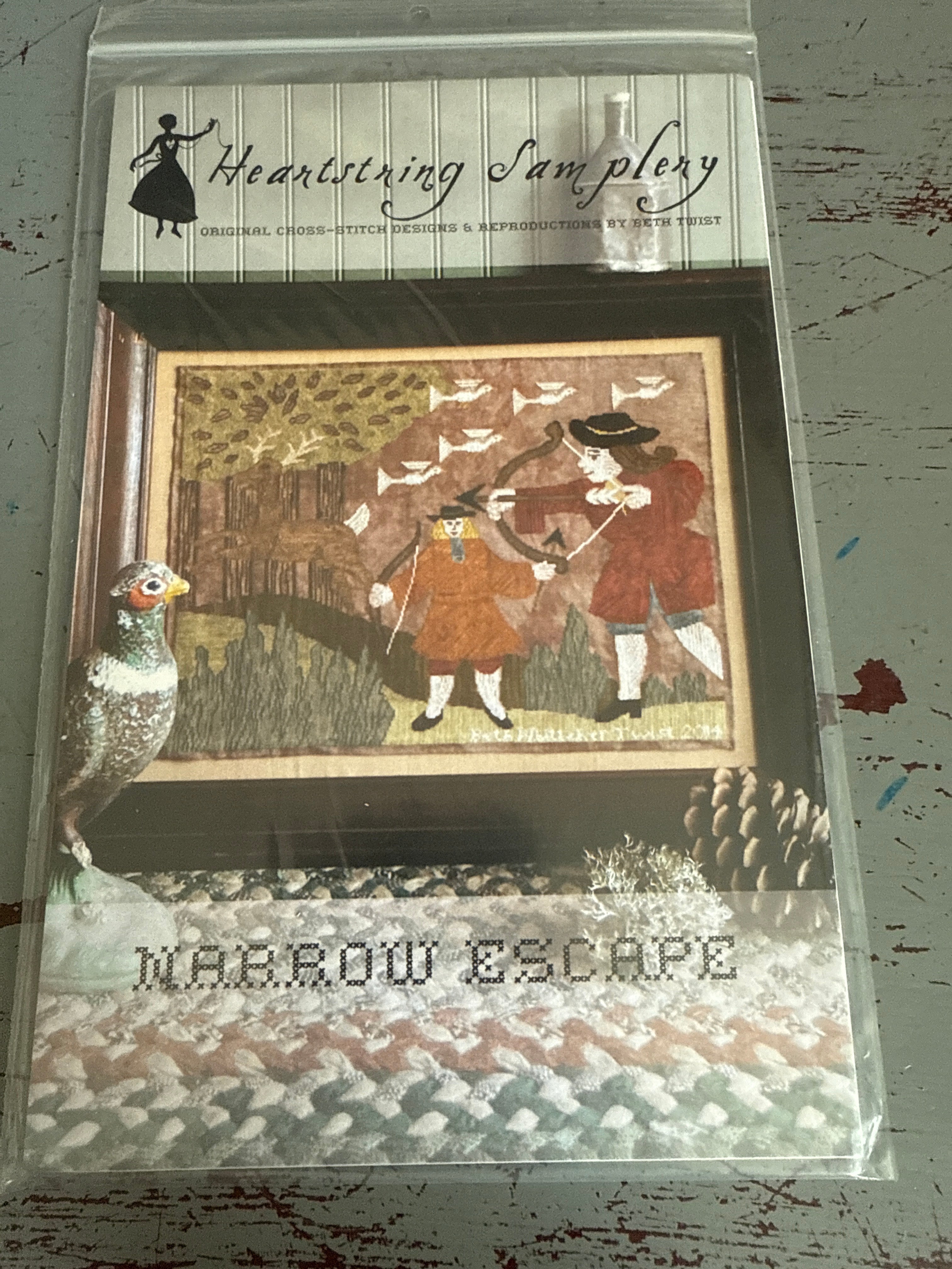 Heartstrings Samplery Narrow Escape counter cross stitch chart ...