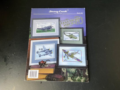 Stoney Creek Legendary Aircraft Book 345 vintage 2004 Counted cross stitch chart