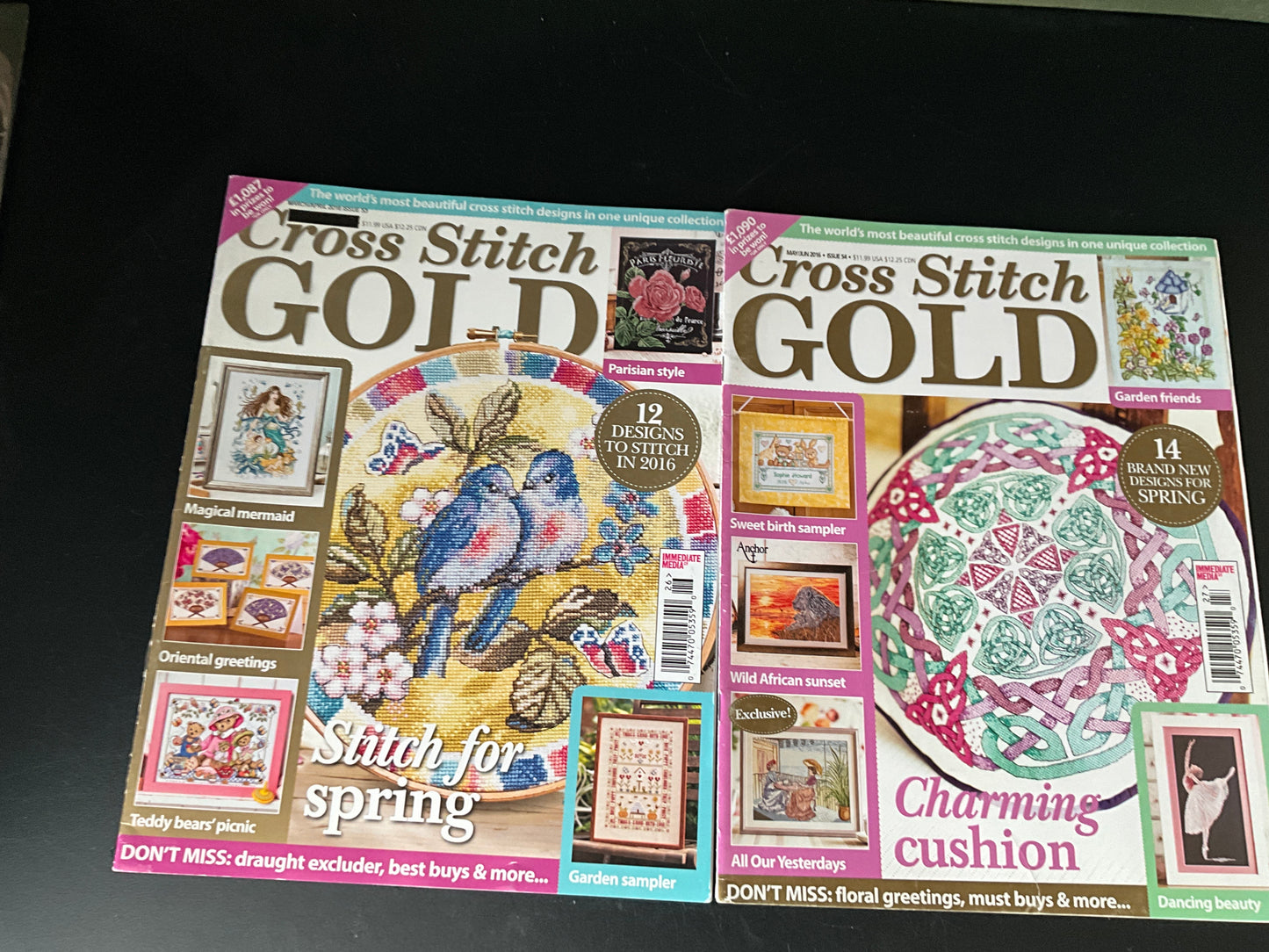 Cross Stitch Gold magazine lot choice see pictures and variations*