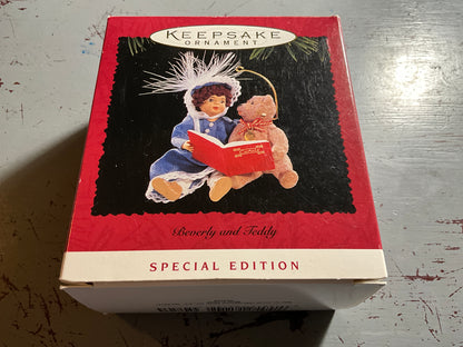 Hallmark Beverly and Teddy 1995 Special Edition Keepsake Ornament QX5259