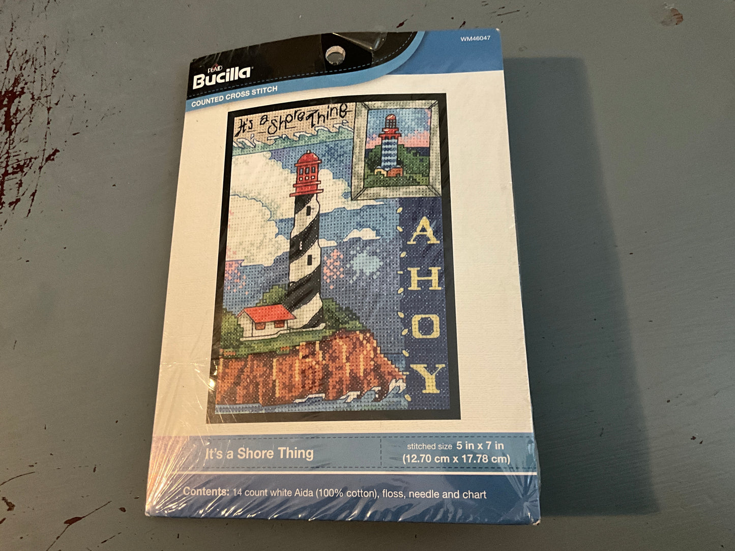 Plaid Bucilla Ahoy It’s a Shore Thing cross stitch kit