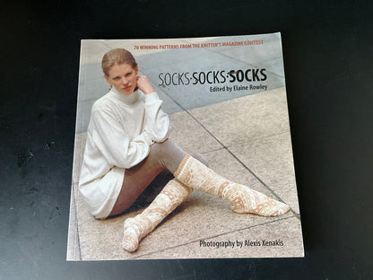 Socks-Socks-Socks 70 Spinning Patterns softcover book