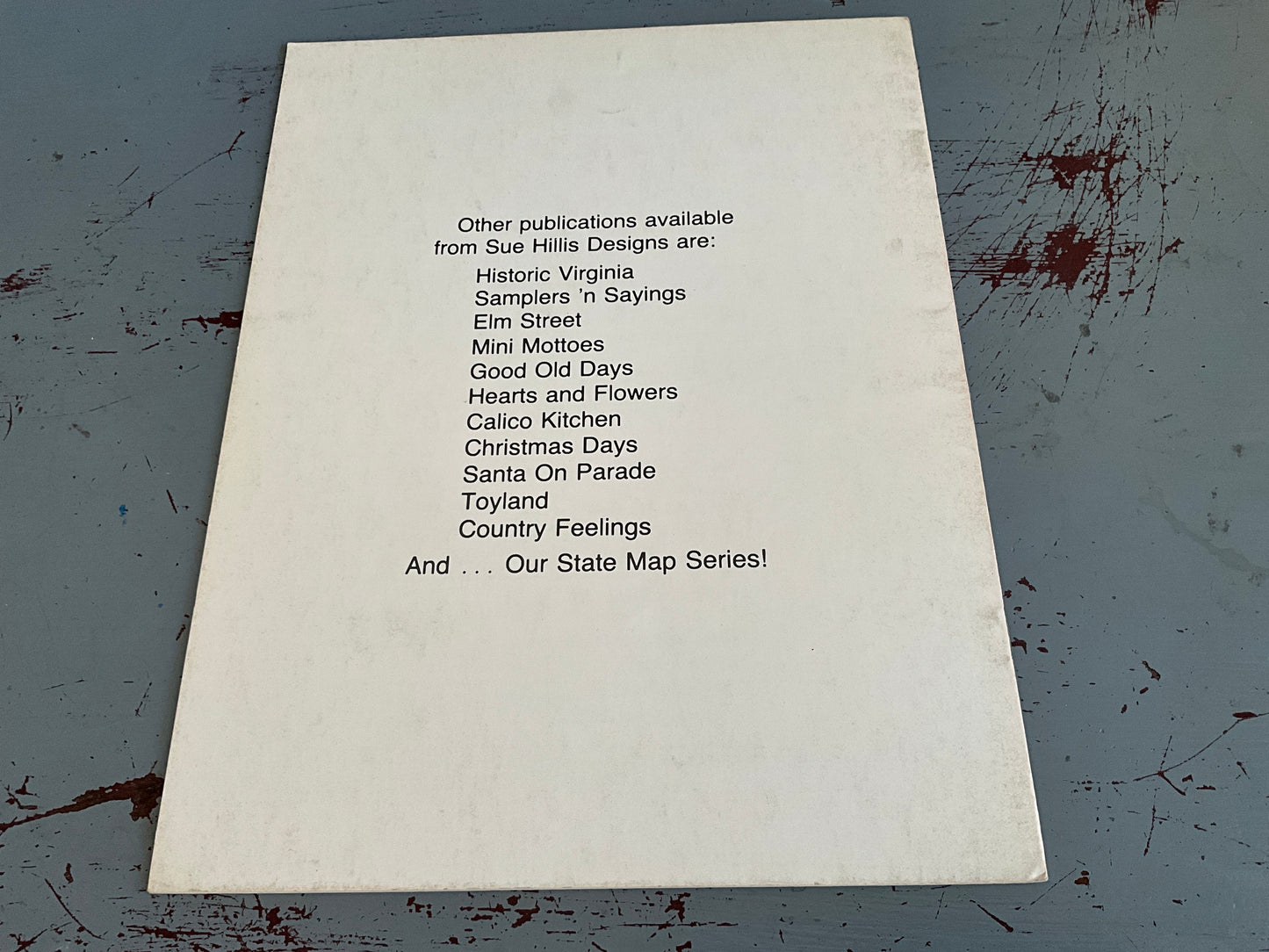 Sue Hillis Country Cornbread counted cross stitch chart