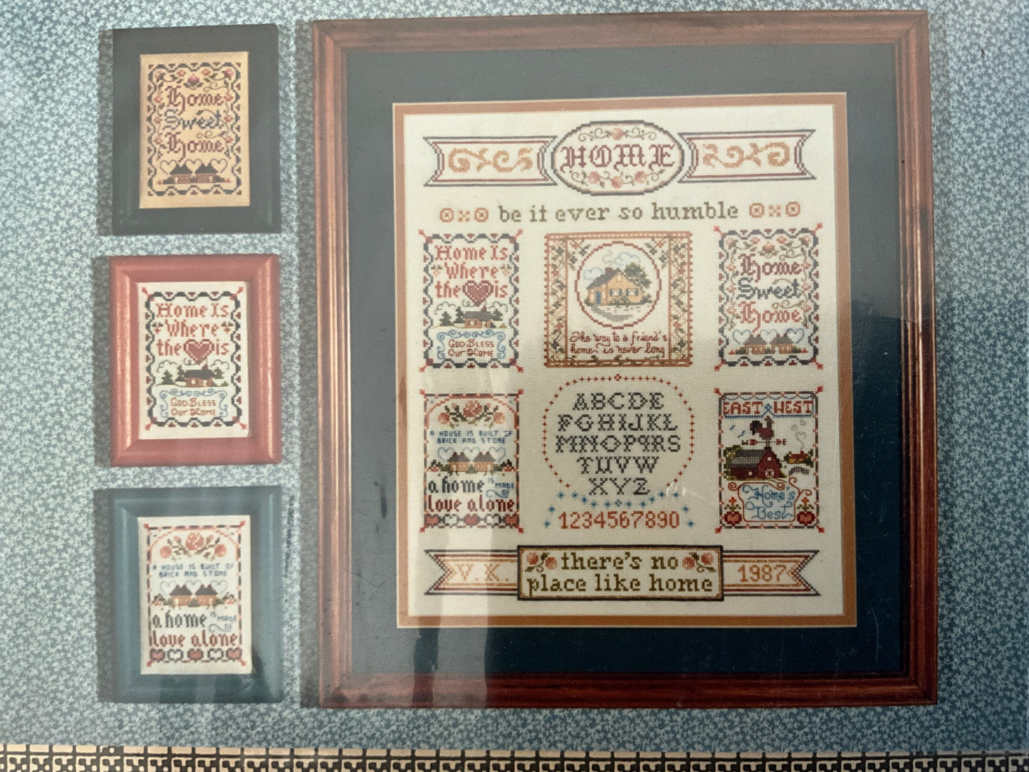 Vera K Enterprises heirloom samplers counted cross stitch chart