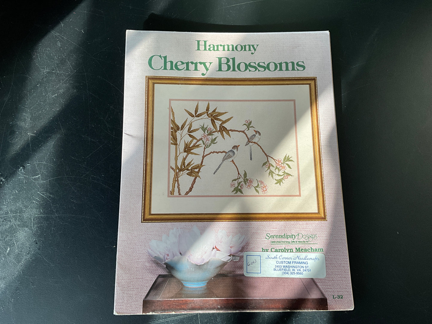 Harmony Cherry Blossoms L32 & Fragrant Candles L31 set of 2 Serendipity Designs counted cross stitch charts