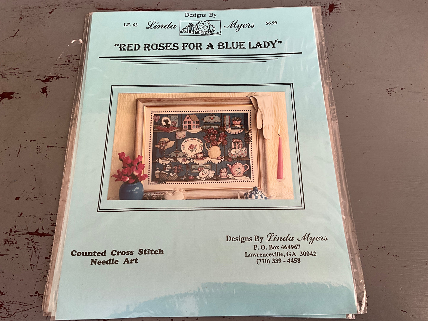 Linda Myer’s choice counted cross stitch charts see pictures and variations
