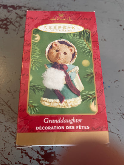 Hallmark Granddaughter Keepsake Ornament QX8435