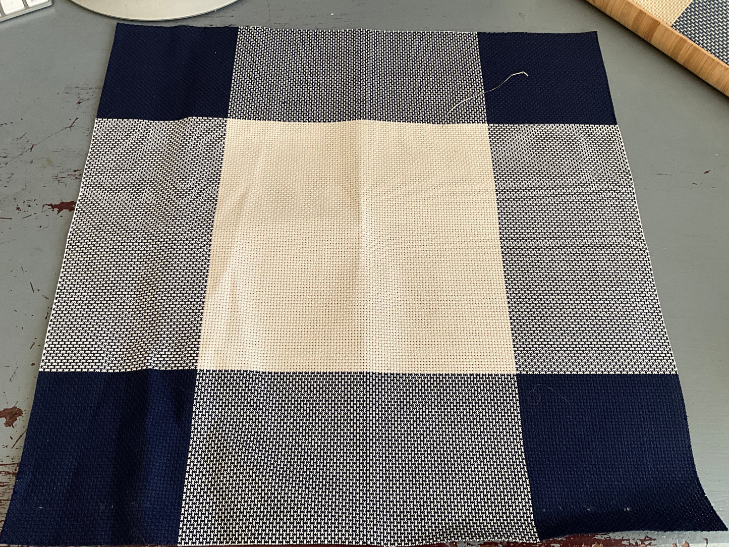 Hopscotch choice14 count fabric 15x15 inches see pictures and variations