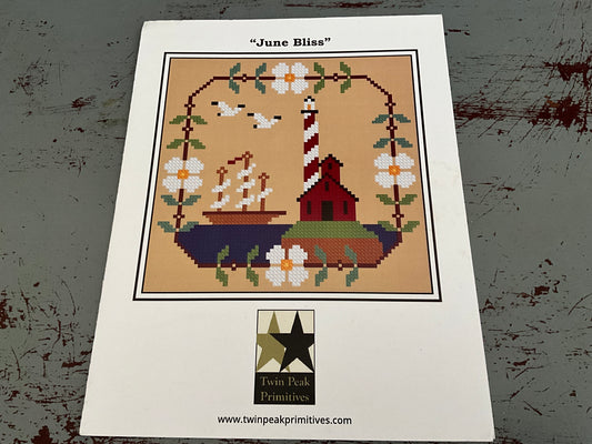 Twin Peak Primitives June Bliss counted cross stitch chart