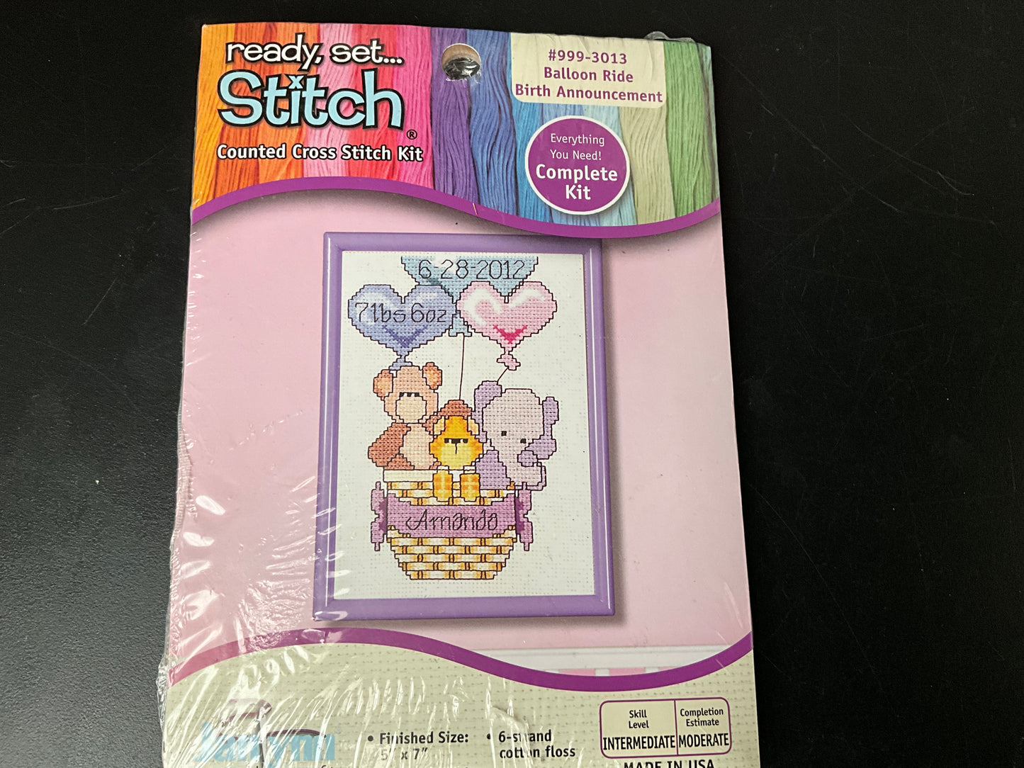 Baby announcement choice cross stitch kits see pictures & variations