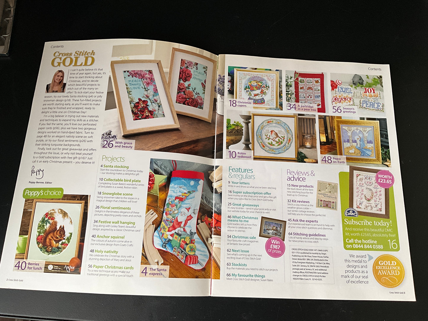 Cross Stitch Gold magazine lot choice see pictures and variations*