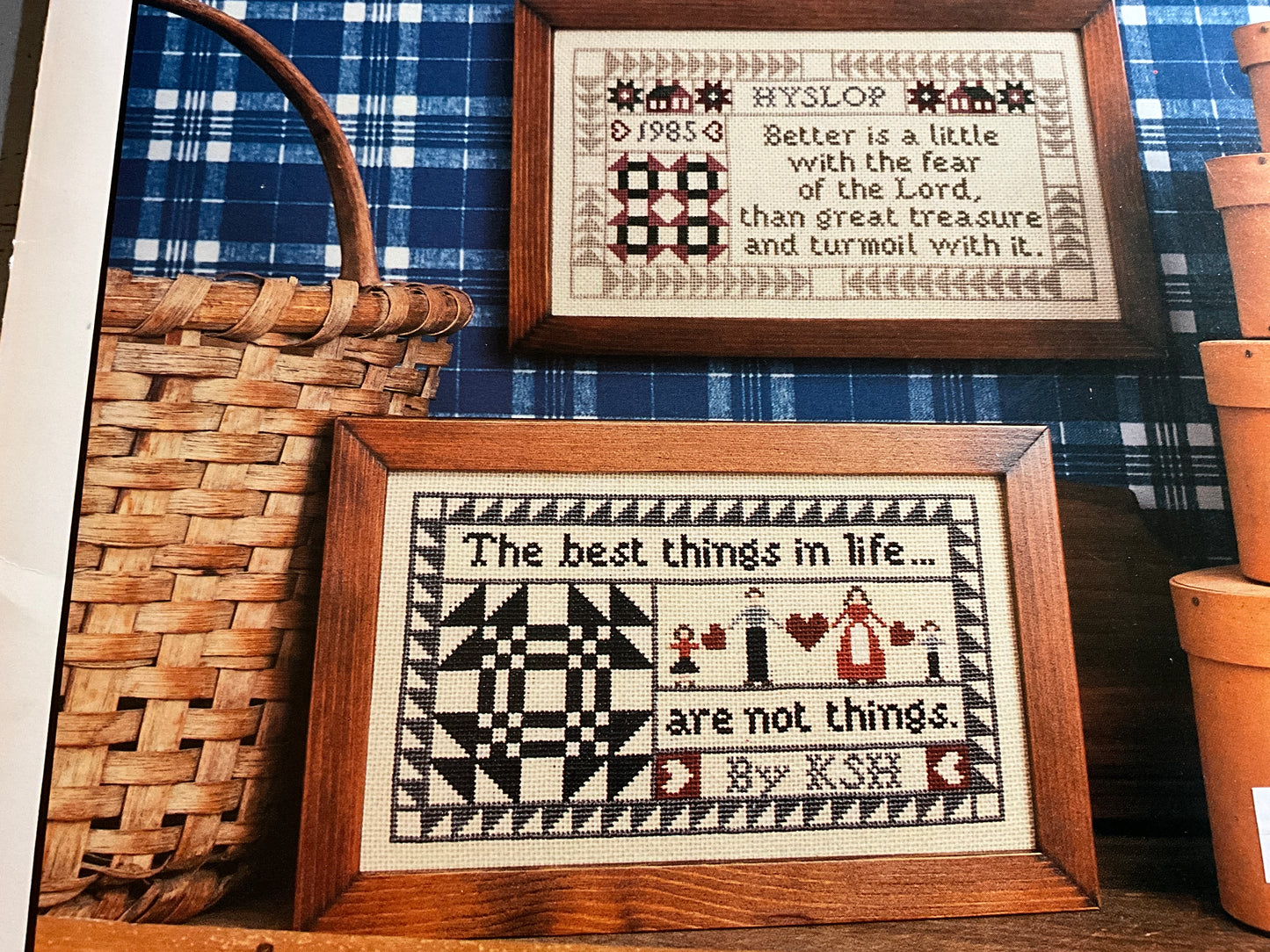 The Cricket Collection Wise Words Designed by Karen Hyslop counted cross stitch chart