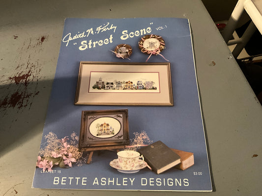 Bette Ashley Designs Judith M. Kirby Street Scene Vol 1 counted cross stitch chart