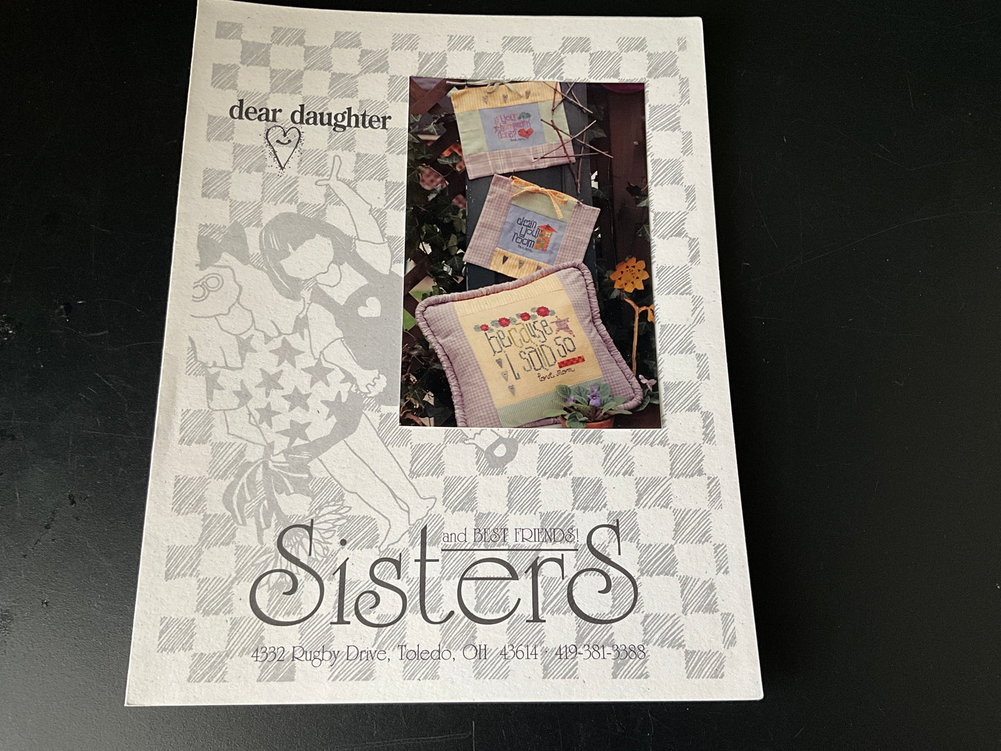 Sisters and best friends! dear daughter counted cross stitch chart