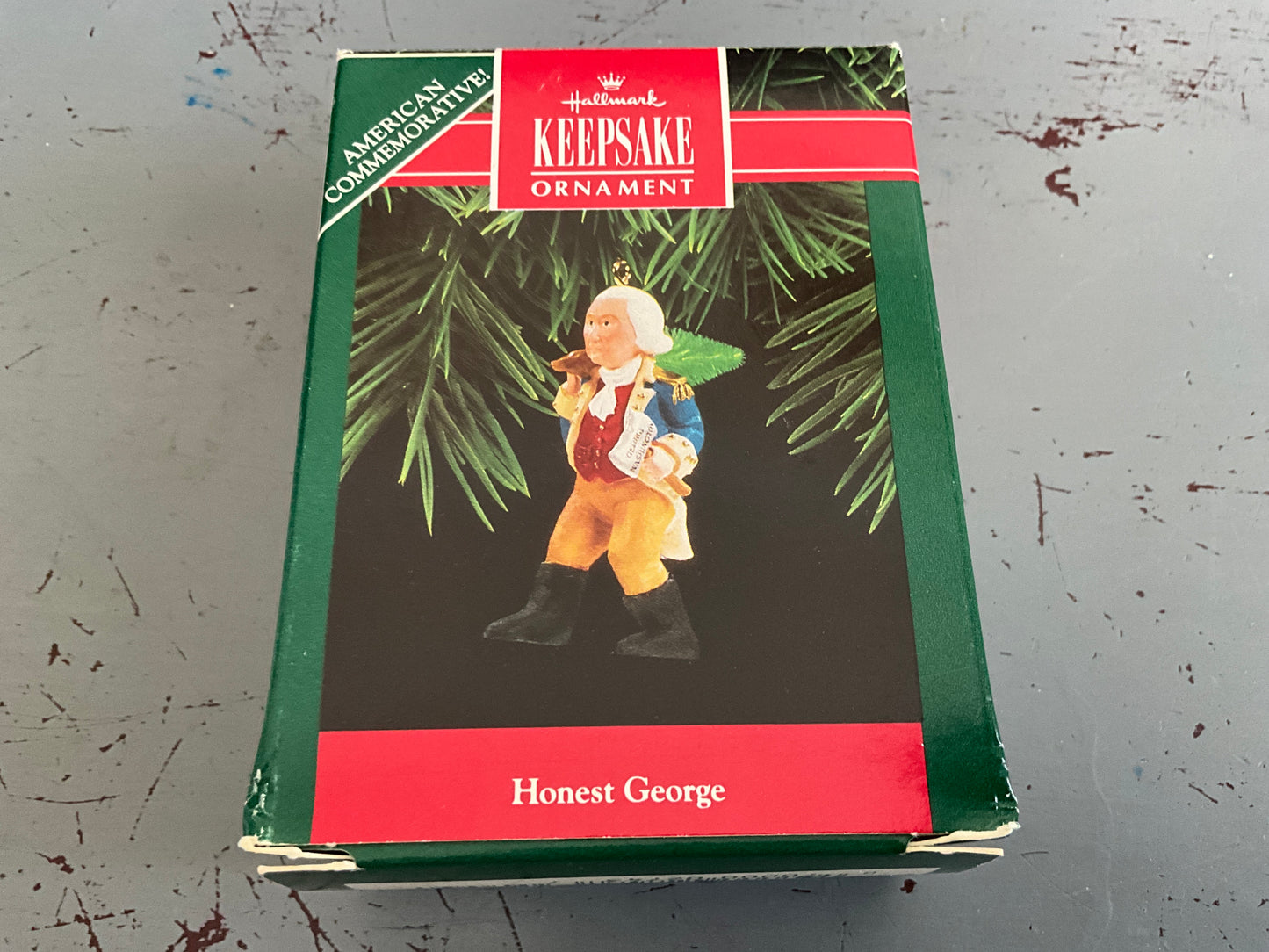 Hallmark Honest George 1992 Keepsake Ornament QX506-4