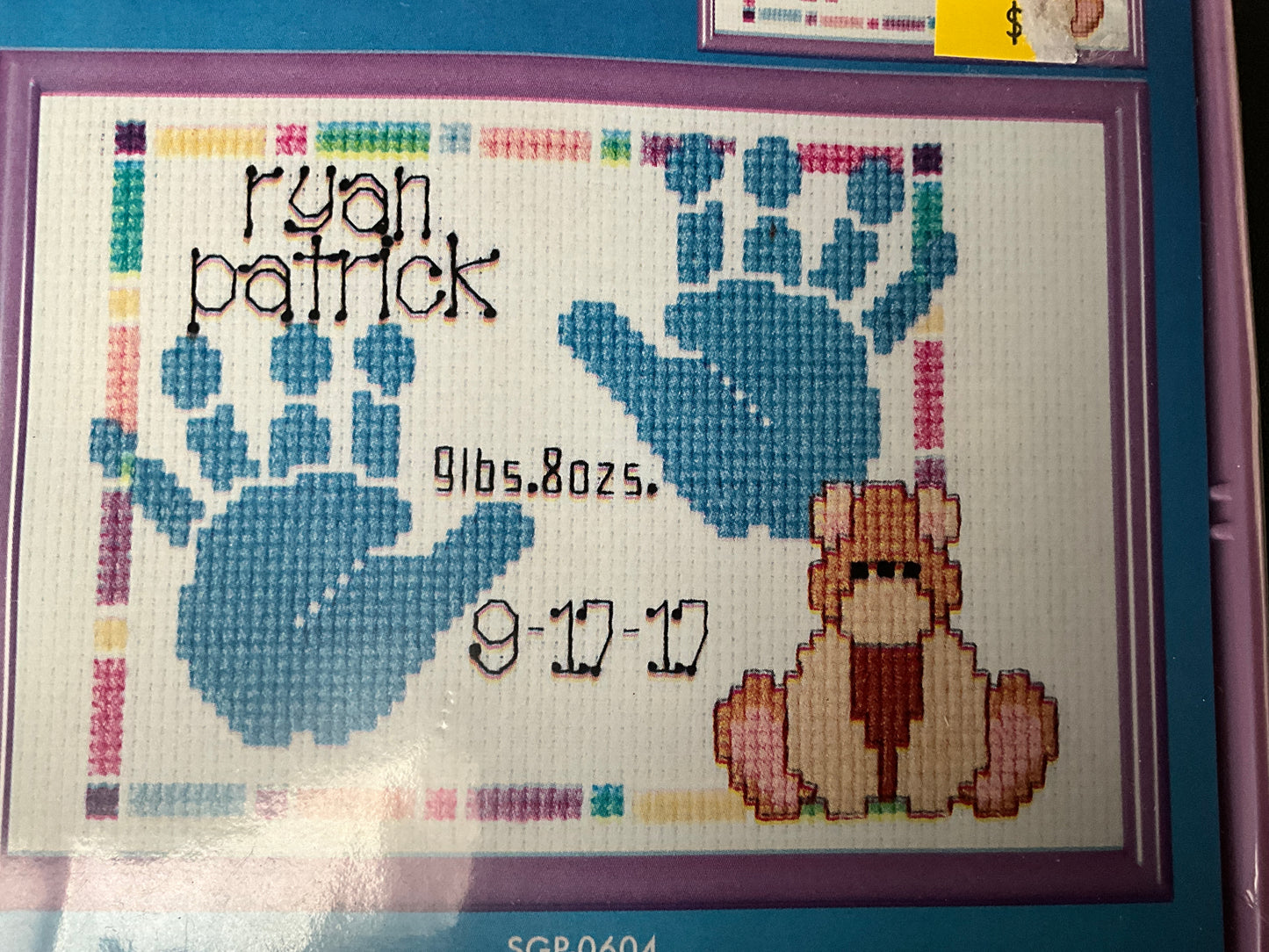 Baby announcement choice cross stitch kits see pictures & variations