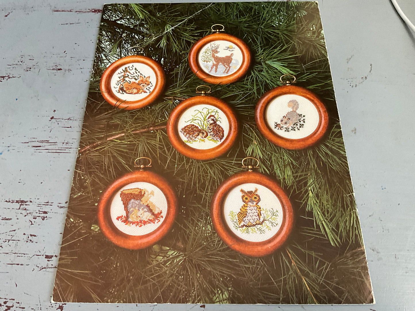 Carolina Cross Stitch Woodland Christmas Series Leaflet No. 6 counted cross stitch chart