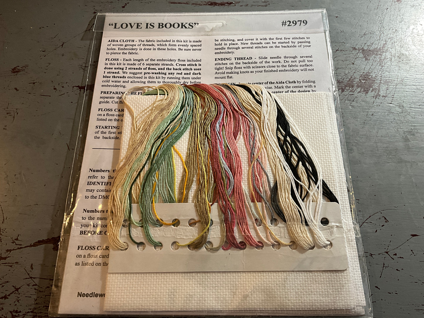 Design Works Love Is Books 2979 counted cross stitch kit