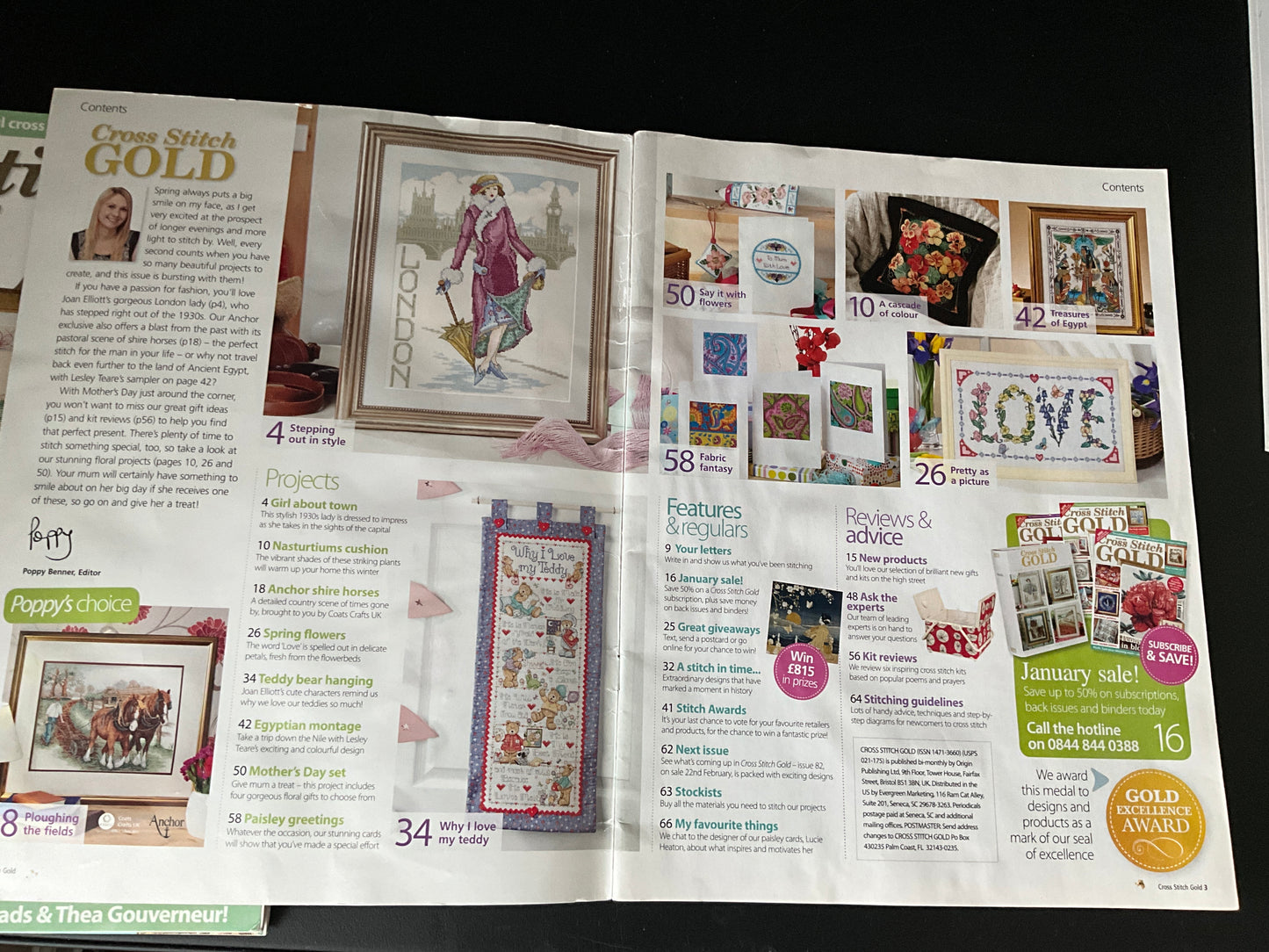 Cross Stitch Gold magazine lot choice see pictures and variations*