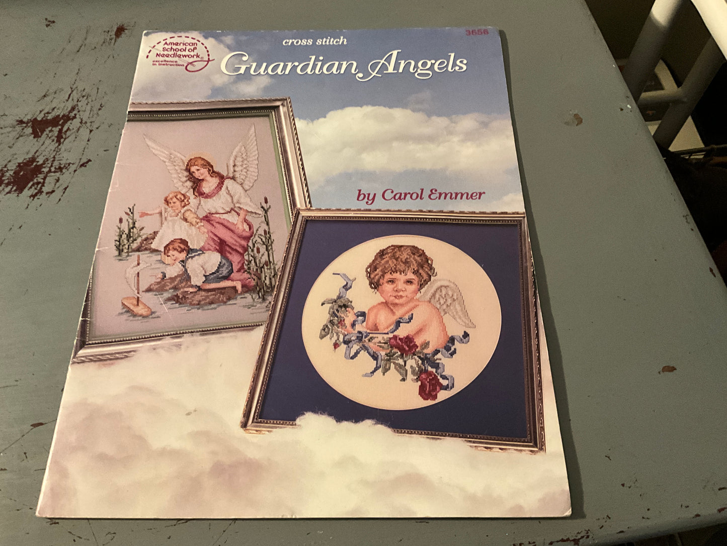 American School of Needlework Guardian Angels by Carol Emmer counted cross stitch chart