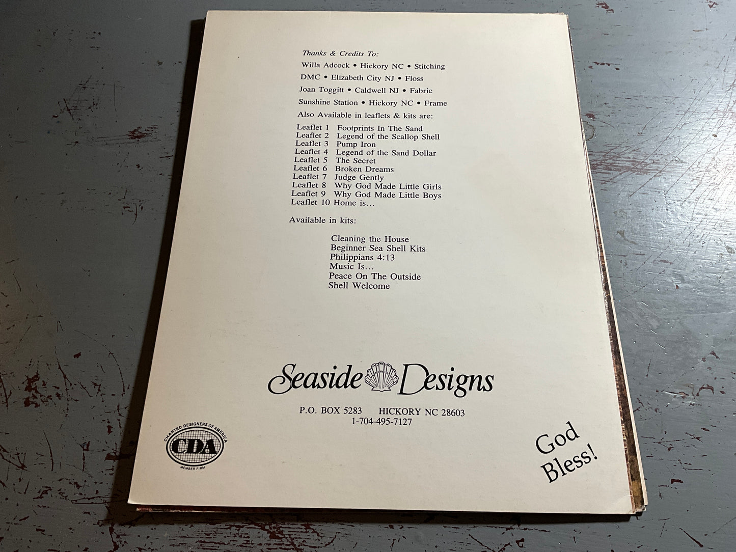 Seaside Designs choice Why God Made Little Girls or Little Boys by June Knight Berry Leaflet 8 or 9 vintage counted cross stitch charts*