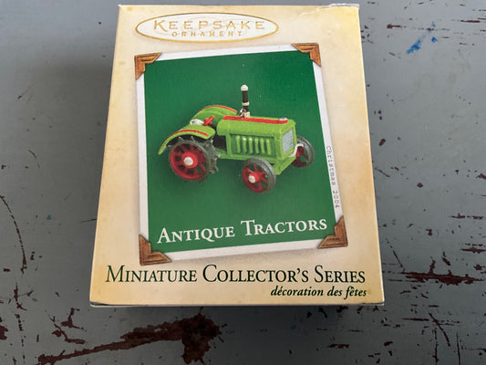 Hallmark Antique Tractors Miniature Series Keepsake Ornament QXM5154