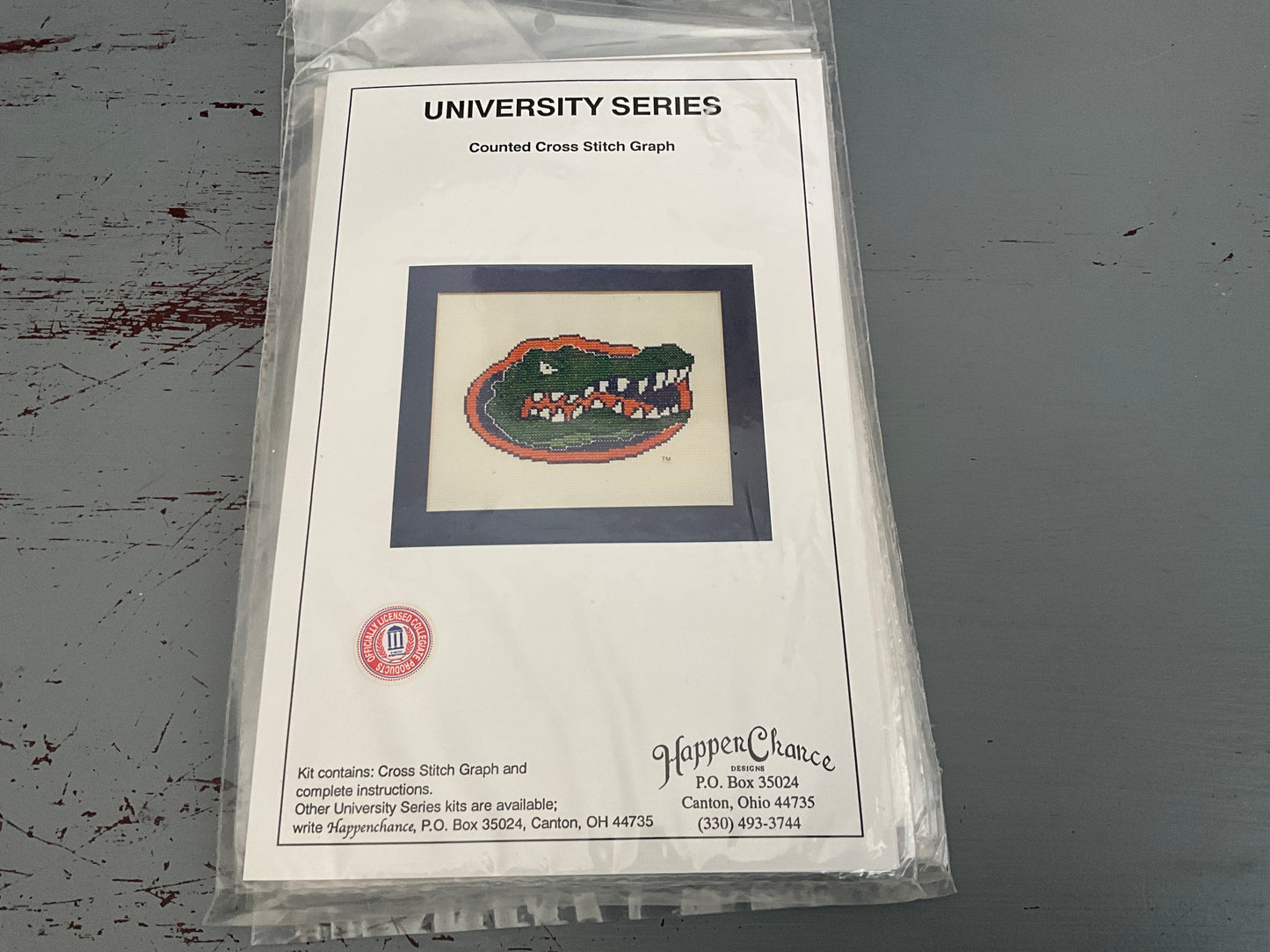 Happen Chance University Series choice counted cross stitch graphs see pictures and variations