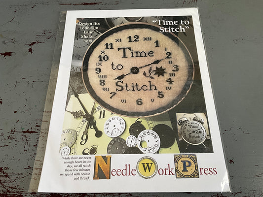 Needle Work Press Time to Stitch cross stitch chart