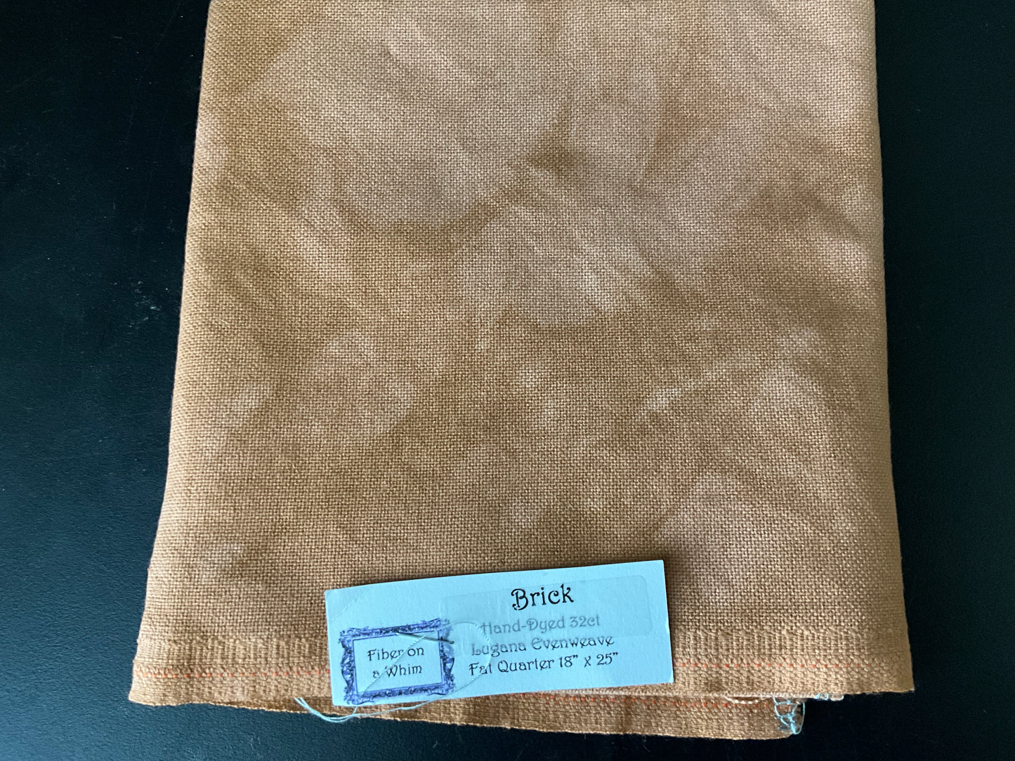 Laguna Brick 32 count needlecraft fabric 18 x 25 inches by Fiber on a Whim!