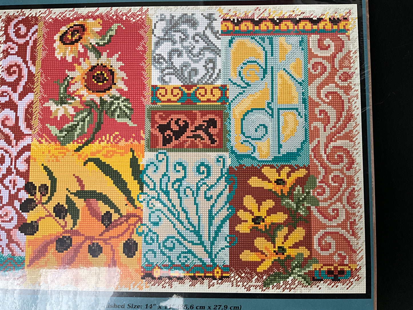 Candamar Designs abstractions Tuscany 52201 cross stitch design kit