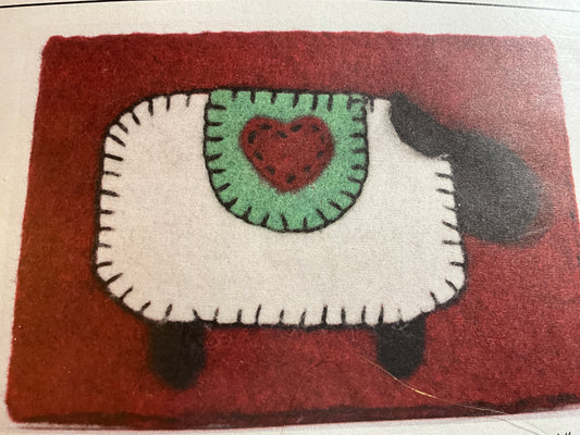 Sheepish Wool Felt Needle Case Kit