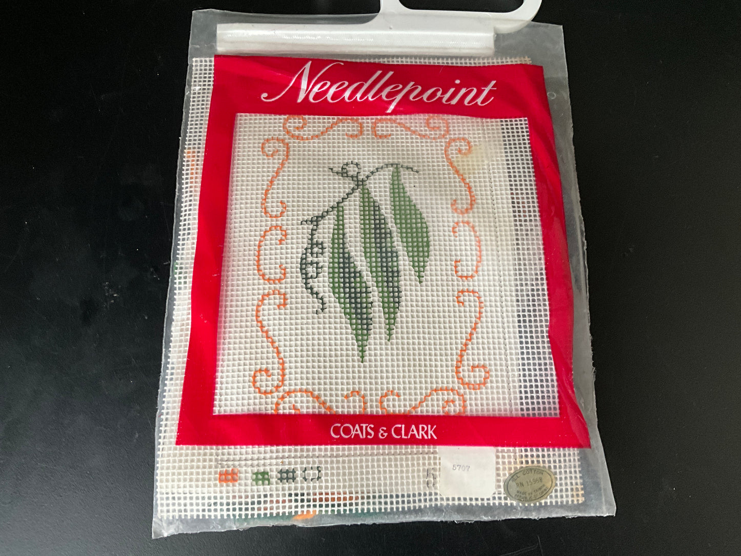 Coats & Clark Leaves on a Branch needlepoint kit