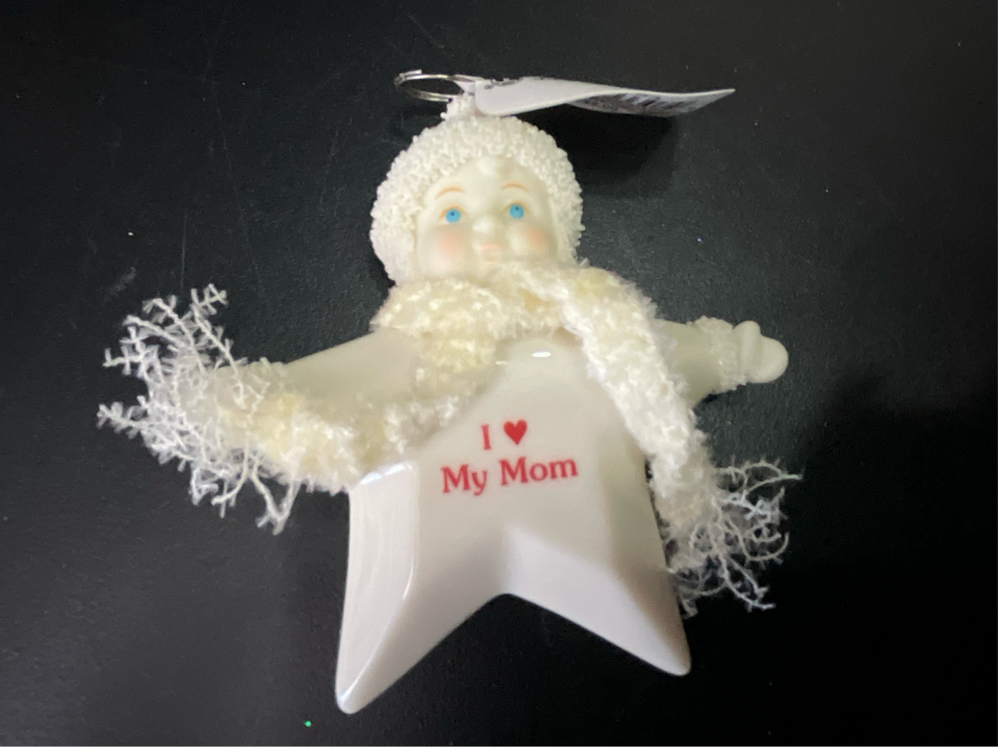 Department 56 My Bright Star I Love My Mom Bisque Porcelain ornament