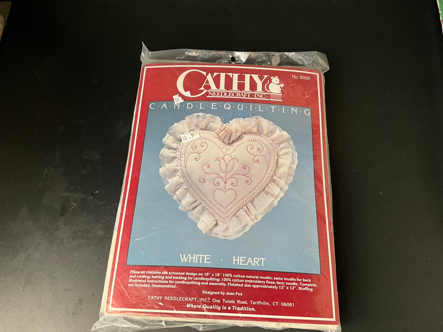 Cathy Needlecraft White Heart 8005 candle quilting kit