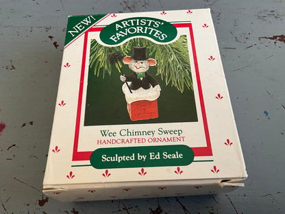 Hallmark Wee Chimney Sweep 1987 Keepsake Ornament QX451-9