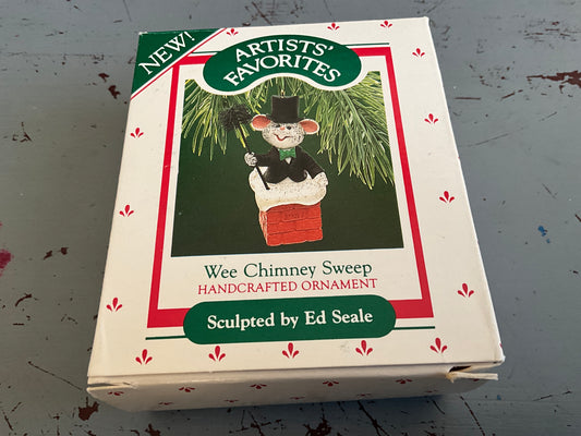 Hallmark Wee Chimney Sweep 1987 Keepsake Ornament QX451-9