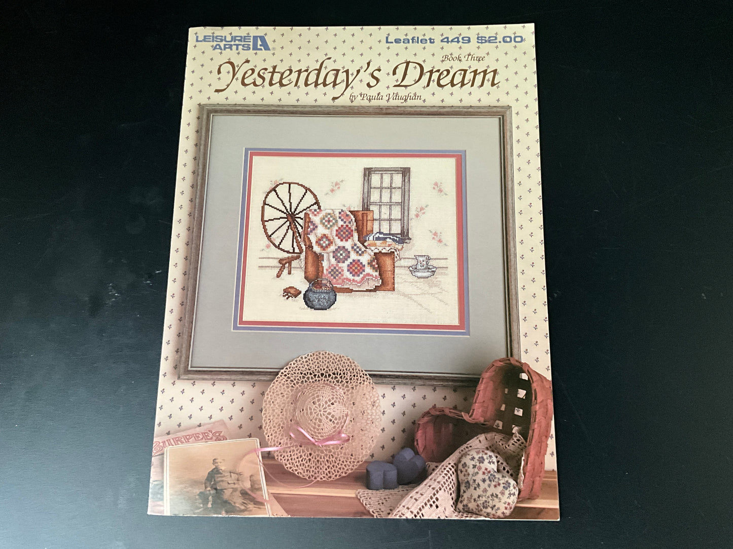 Leisure Arts Yesterday’s Dream by Paula Vaughan Leaflet 449 cross stitch chart