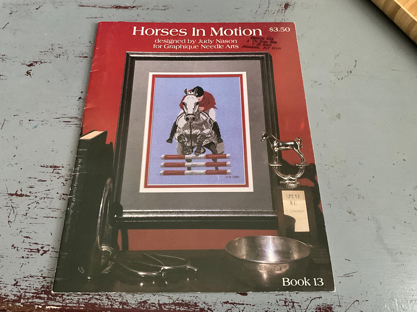 Graphique Needle Arts Horses In Motion by Judy Nason counted cross stitch chart