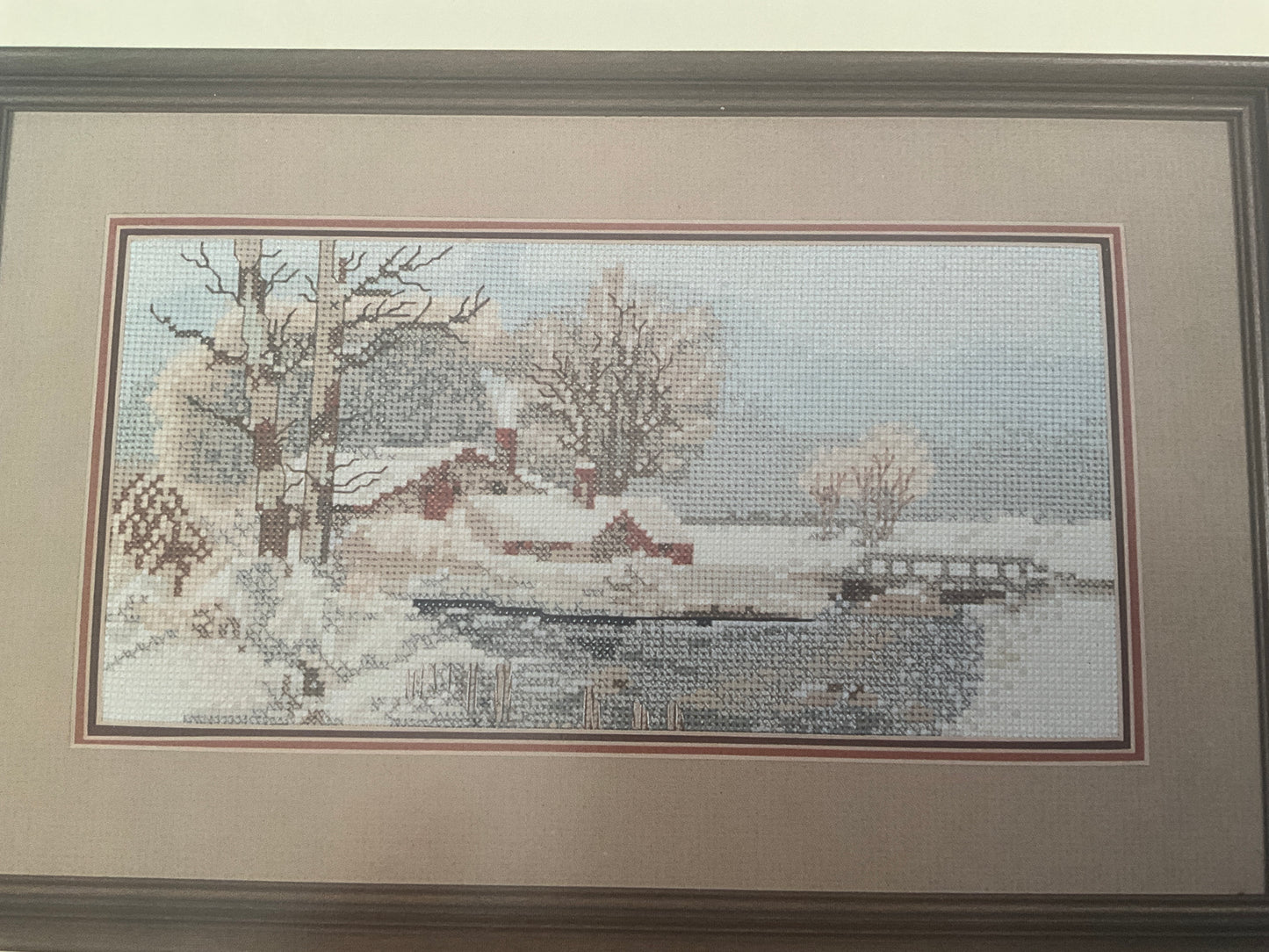 Boyd Designs Winter Scene counted cross stitch chart