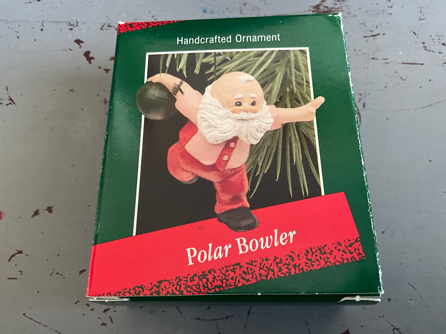 Hallmark Polar Bowler 1988 Keepsake Ornament QX478-4