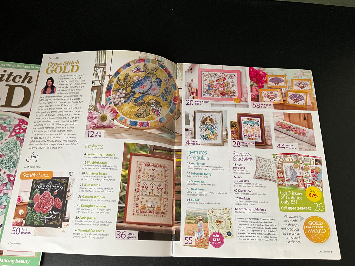 Cross Stitch Gold magazine lot choice see pictures and variations*